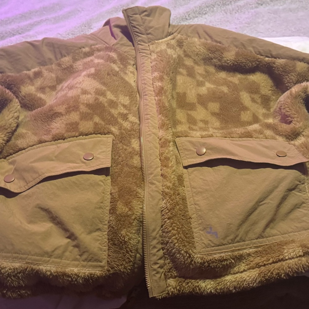 JoyLab Tan Fleece Jacket
